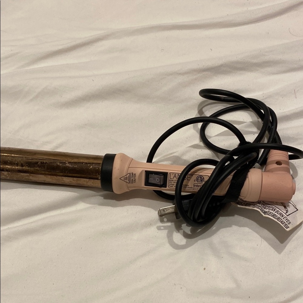 Lange Pink and Gold Curling Wand